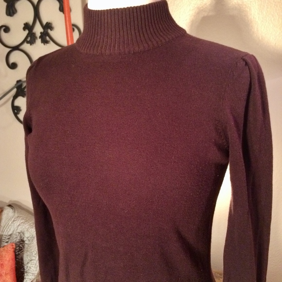 Brown Fitted Sweater Dress - Picture 4 of 8